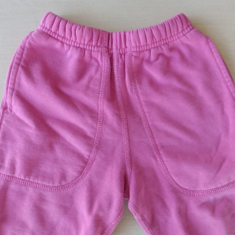 Hanna Andersson Pink French Terry Sweatpants / Size 3 Toddler - Picture 3 of 8
